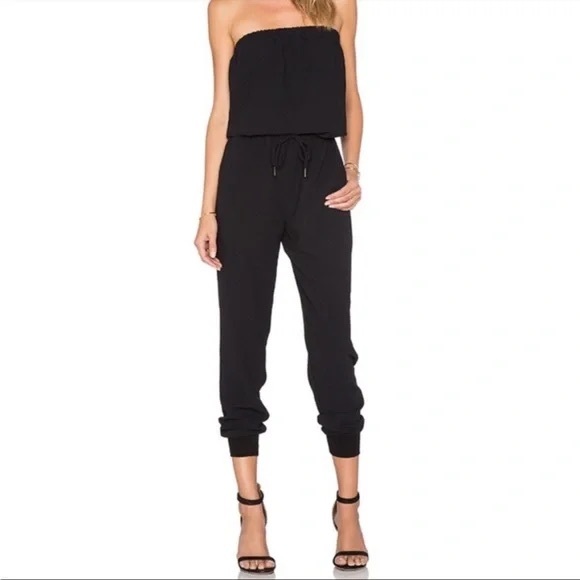 JOIE, Strapless Black Jumpsuit - Picture 2 of 3